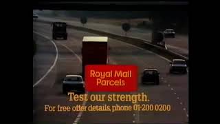 1986 Royal Mail Parcel Carrier Lorries Advert Ripped From An Old VHS Tape I Own [upl. by Alaunnoif966]