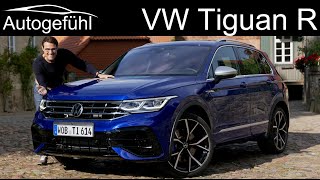 firstever VW Tiguan R 320 hp FULL REVIEW with new torque vectoring Tiguan Facelift 2021 Autogefühl [upl. by Aihtiekal]