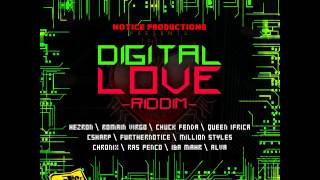 Digital Love Riddim  mixed by Curfew 2012 [upl. by Nneb]