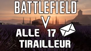 Battlefield 5 Alle 17 Briefe  Tirailleur Fundorte der Kampagne [upl. by Acinaj]