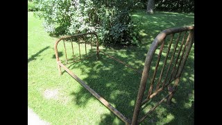 Restoring Antique Bed Frames  Part 1 [upl. by Coughlin594]