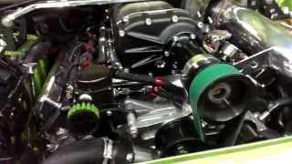 Arrington Whipple Supercharged 2011 Dodge Challenger Green With Envy Startup [upl. by Amron656]