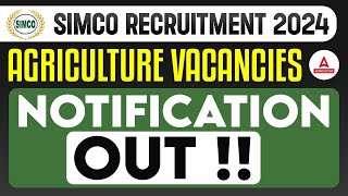 SIMCO Agri Vellore Recruitment 2024  SIMCO Agriculture Vacancies Notification Out  Full Details [upl. by Asatan]