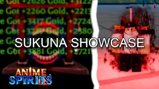 FULL SUKUNA SHOWCASE  Anime Spirits [upl. by Alrahc]