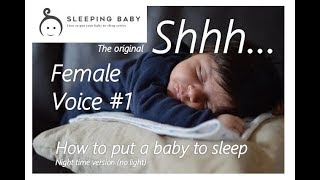 Deep baby sleep  hushing pulsating shhh sound [upl. by Charissa382]