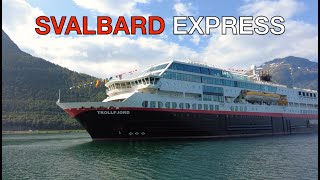 HURTIGRUTEN SVALBARD EXPRESS  Bergen to Longyearbyen  An incredible Arctic Voyage [upl. by Haelahk]