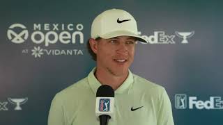 Cameron Champ Thursday Flash Interview 2024 Mexico Open at Vidanta [upl. by Beard]