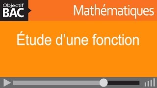 Mathématiques STI2D  Étude d’une fonction [upl. by Aneerb]