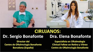 Desprendimiento de retina tratado con vitrectomía Centro de Oftalmología Bonafonte Barcelona [upl. by Aemat]