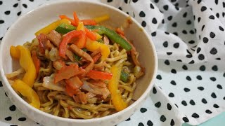 五彩素面 I 年初一素食 I Five Color Vegetarian Ramen I CNY Vegetarian [upl. by Jehoash429]