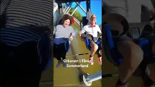 🥴🫨😵‍💫 Episk rutsjebanetur Popsi og Krelle bliver rusket godt igennem i Fårup Sommerland [upl. by Follmer34]