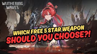 The Best Free 5 Star Weapon To Choose Which Weapon Will Be Good For Who  Wuthering Waves [upl. by Hbaruas]