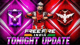 TONIGHT UPDATE OF FREE FIRE INDIA 3 OCTOBER 🇮🇳 [upl. by Aksoyn675]