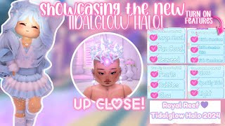 SHOWCASING THE NEW ROYALE HIGH TIDALGLOW HALO 2024  ROYALE HIGH UPDATE [upl. by Hershell]