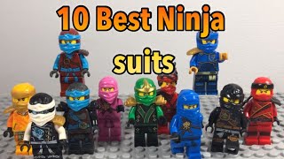 Top 10 best ninjago ninja suits [upl. by Asum]