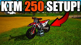 BEST NEW OEM KTM 250 SETUP IN MX BIKES [upl. by Danforth485]