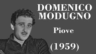 Domenico Modugno  Piove  Legendas IT  PTBR [upl. by Mimajneb]