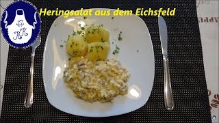 Heringssalat aus dem Eichsfeld  Rezept von Schwiegertochter  lecker [upl. by Nairred631]