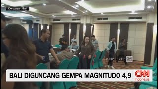 Bali Diguncang Gempa Magnitudo 49 Warga Panik [upl. by Koser]