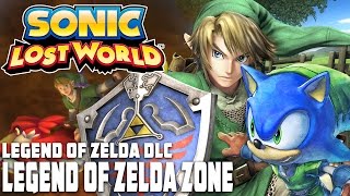 Sonic Lost World Wii U  The Legend Of Zelda Zone DLC HD [upl. by Alaaj]