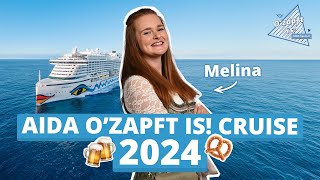 AIDAprima Ozapft is Cruise 2024  Vlog mit Reporterin Melina [upl. by Acihsay]