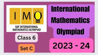 FavFive  SOF International Mathematics Olympiad Class 6 Set C 202324  imo sof  maths [upl. by Neeloj]