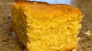 How To Make A Moist Southern Cornbread From Scratch [upl. by Eivi829]