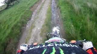 ktm 400 exc gas gas 400 klx 450r Green laning [upl. by Islehc]