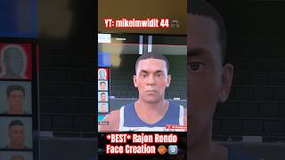 How To Look Like Rajon Rondo In 2K24 BEST Rajon Rondo Face Creation In 2K gaming youtubeshorts [upl. by Quickel596]