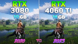 RTX 4060 Ti 16GB vs RTX 3080 10GB  Test in 8 Games  DLSS3 [upl. by Ardnuek]