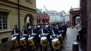 Das Wachbataillon BMVg zur Ministerkonferenz in Freiburg  An der Alten Wache [upl. by Maire]