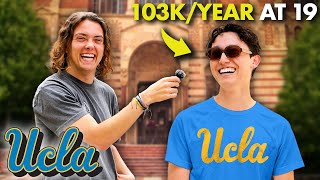 Asking UCLA Students How They Make Money [upl. by Farhi68]