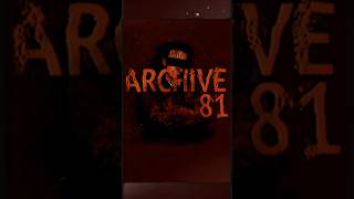 Intro  Archive 81 fanmade voiceacting voiceactor trailer shorts fyp scifi thriller [upl. by Estas]