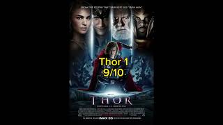 Ranking The Thor Movies thor chrishemsworth [upl. by Nicol]