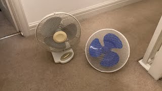 Hypa air desk fan vs goldair 12” desk fan [upl. by Deane]