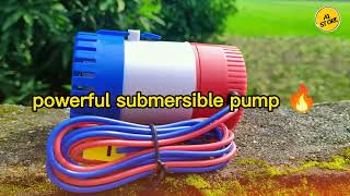 12v DC solar water pump 🔥  powerful submersible water pump available in India 🇮🇳  Bilge pump [upl. by Ecnar]