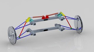 Car Shock Absorbing Mechanism in SolidWorks [upl. by Fronia586]