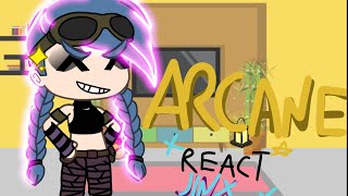 Arcane react Jinx parte 1￼✨💜🩵💙 [upl. by Grant343]