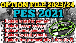 Cara install dan link download Option File 202324 PES 2021 PS4PS5  Ryu Go Gaming [upl. by Solracnauj]