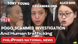 Alice Guo  Cassandra Li ONG  Tony Young POGO Scammed investigation by Congress45news foryoufyp [upl. by Aramad]