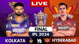 🔴 IPL Live KKR vs SRH FINAL  IPL Live Score amp Commentary  Kolkata Vs Hyderabad  IPL LIVE 2024 [upl. by Annahsar]