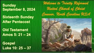 Sunday September 08 2024 Trinity Reformed United Church Of Christ Conover NC USA [upl. by Retep]