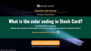 Ep 6 How to use Stock Cards colour coding to research a stock [upl. by Leumel372]