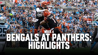 Cincinnati Bengals Highlights vs Carolina Panthers  2024 Regular Season Week 4 [upl. by Nyluqcaj]