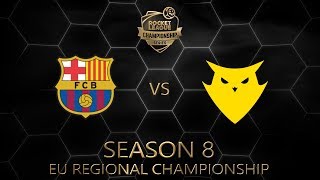 FC Barcelona vs Dignitas  RLCS Season 8  Regional Championship [upl. by Trub]