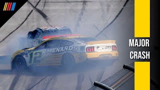 quotJust Got My Wind Knocked Out of Mequot  Blaney Suffers Hard Crash at Talladega  NASCAR InCar Radio [upl. by Nesta]