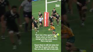 wallabies come back against allblacks newzealandrugby bledisloe [upl. by Lobiv]