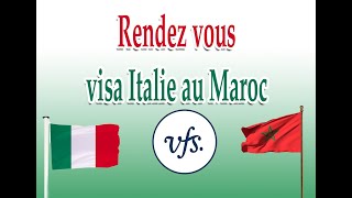 RDV VISA SCHENGEN ITALIE 2023 حجز موعد فيزا ايطاليا من الموقع الجديد [upl. by Deidre]