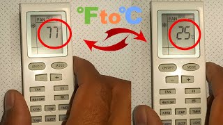 Convert from Fahrenheit to Celsius in an air conditioner [upl. by Theurer]