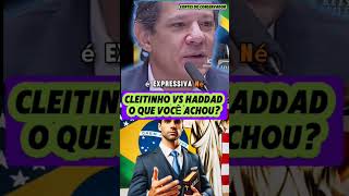 CLEITINHO VS HADDAD O QUE VOCÊ ACHOU politica direita noticias conservador [upl. by Karlin]